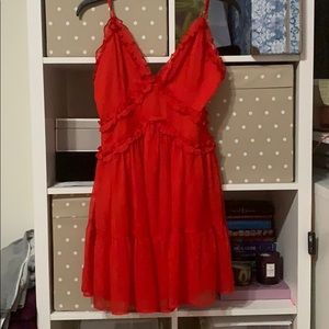 Red dress